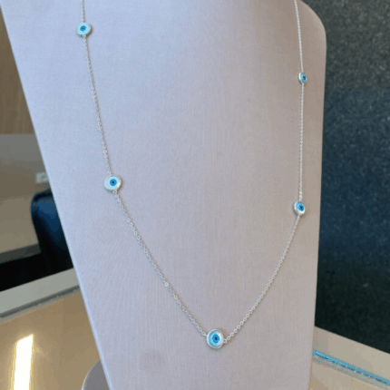 COLAR OLHO GREGO 8 PÇS